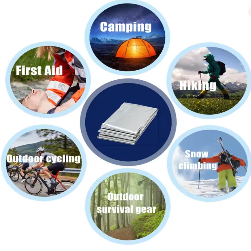 Emergency Mylar Tent - Draagbare noodoverlevingstent voor 2 personen, waterdichte