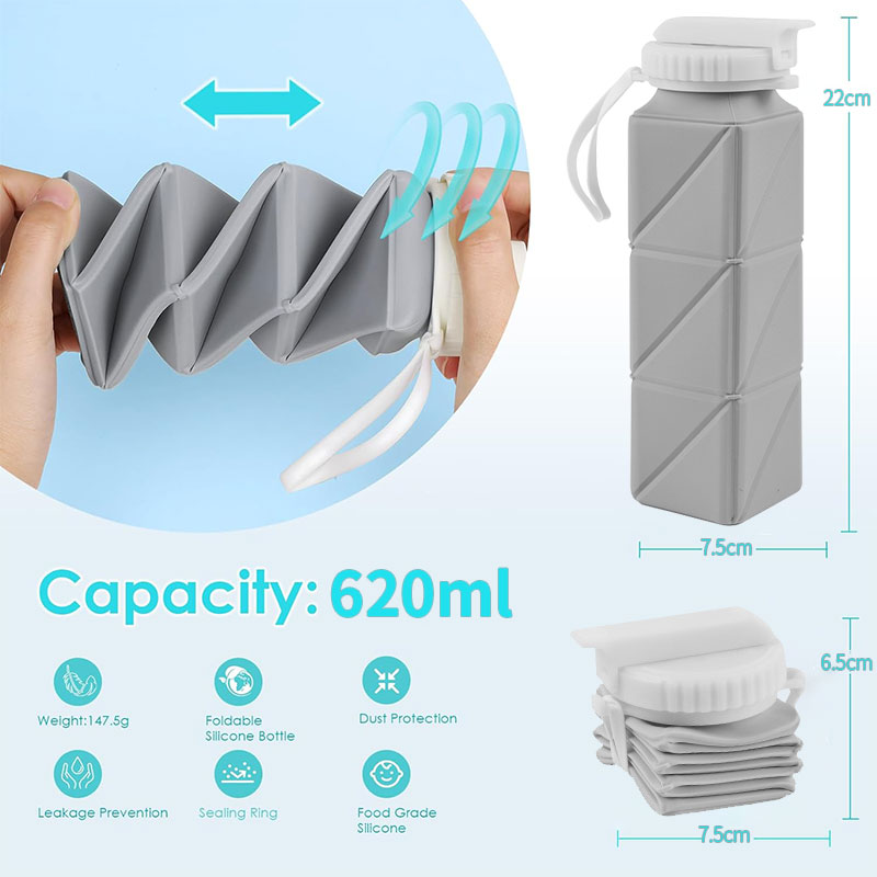 620Ml Opvouwbare Waterfles Bek - Water Bag Collapsible recensie en prijs