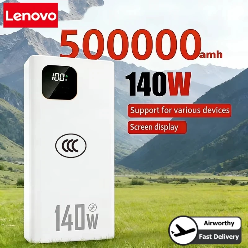 Lenovo 140W 500000mAh Ultra Ca - Solar Emergency Charger recensie en prijs