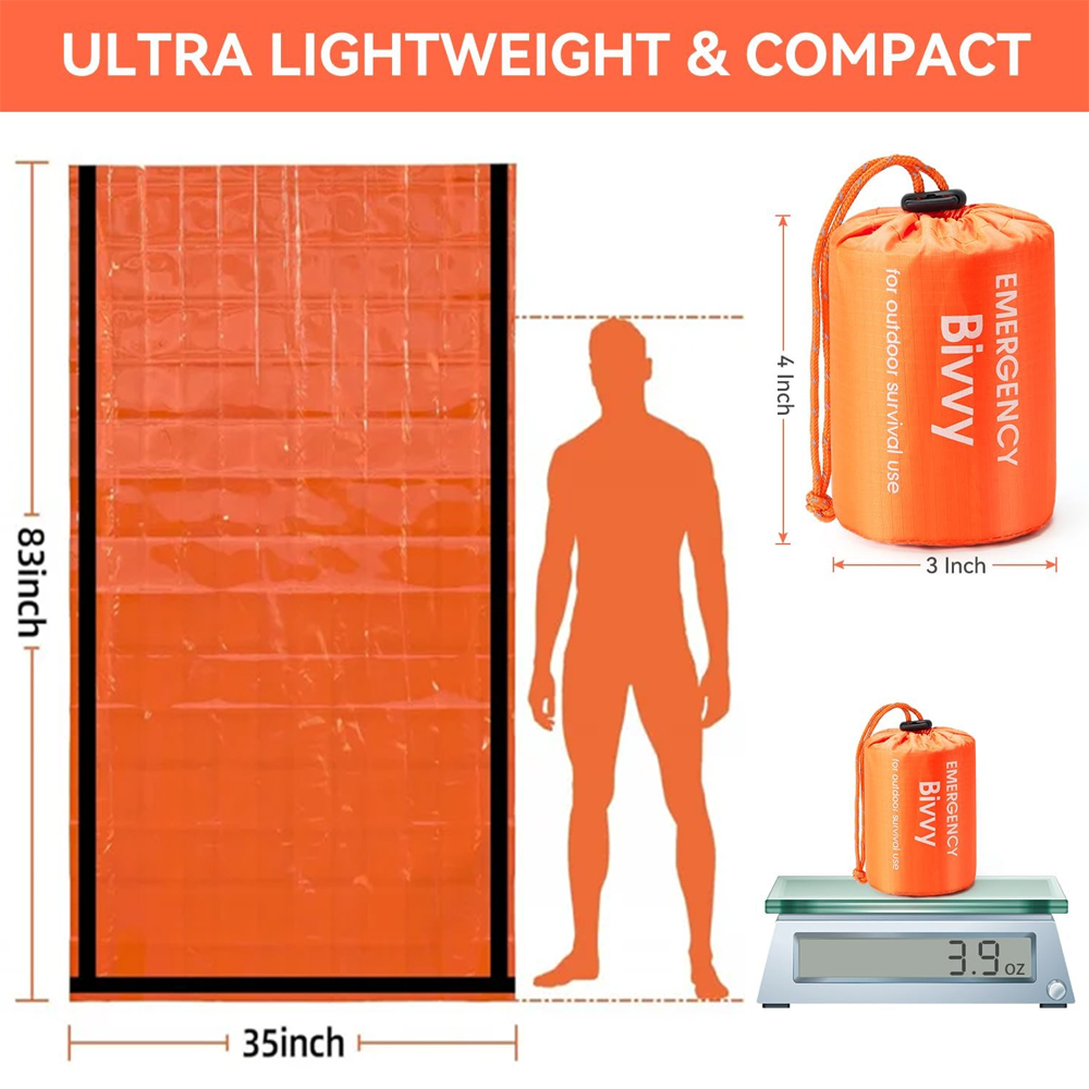 Noodslaapzak Overlevingsdeken  - Emergency Mylar Tent recensie en prijs